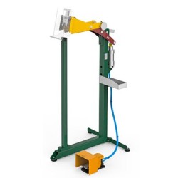 Agrafeuse de table pneumatique B32/22 PV2 Alsafix B3222PV2 — vue d'ensemble avec vérin pneumatique