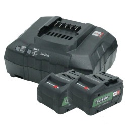 Set 2 batteries LIHD 18V 5.5 Ah Alsafix chargeur inclus haute capacité