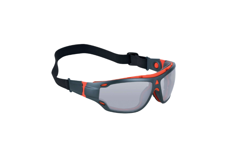 Lunettes Delta Plus BLOW2 LIGHT MIRROR – 2 en 1 mirror, sable, mousse, EN166 FT UV400