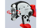 Pince à sertir KNIPEX Twistor16 97 53 18 à tête rotative pour embouts 0,14 à 16 mm²