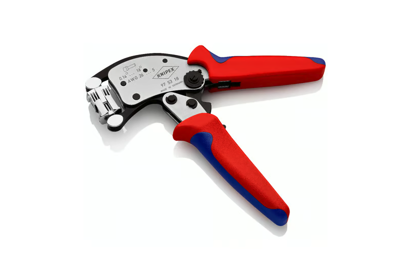 Pince à sertir KNIPEX Twistor16 97 53 18 à tête rotative pour embouts 0,14 à 16 mm²