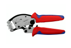 Pince à sertir auto-ajustable pour embouts de câble Avec tête de sertissage rotative