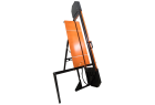 Coupeuse sans fil IMER TIGRIS 1250 CX vue d'ensemble du châssis monté avec fil diamanté et batterie 18 V