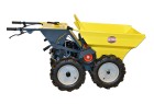 Vue latérale du mini dumper HTL350 équipé du moteur Honda GXV160