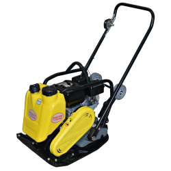 Plaque vibrante PC85H Paclite 90 kg avec moteur Honda GX160 sur chantier