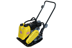 Plaque vibrante PC85H Paclite 90 kg avec moteur Honda GX160 sur chantier