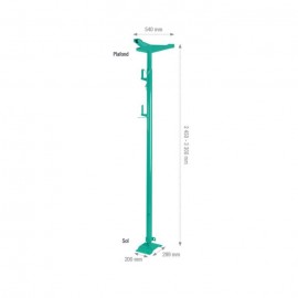 IMER Étai d'Intérieur : Support Treuil Réglable & Autonome (200kg)
