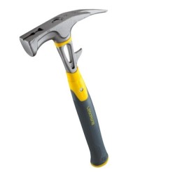 Marteau de charpentier Leborgne Nanovib 1000 g avec ergot manche tri-matière 35 cm vue d'ensemble