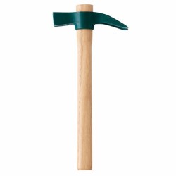 Marteau de coffreur Leborgne 101061 700 g manche bois frêne 370 mm vue de profil
