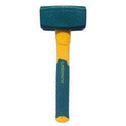 Massette Leborgne 123157 angles abattus 1,5 kg manche Novagrip 260 mm vue de profil