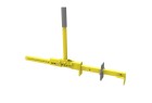 Redresseur de lames bois réglable Sylvapro® Leborgne à peinture époxy jaune pour terrasse