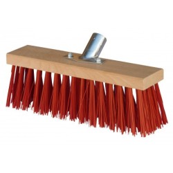 Balai cantonnier 31 cm en PVC rouge Mercier réf. 840