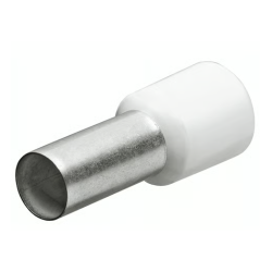 Boîte de 200 embouts de câble à col plastique Knipex 97 99 330, section 0,5 mm² blancs