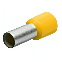 Boîte de 100 embouts de câble à col plastique Knipex 97 99 336, section 6 mm² jaune
