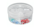 Boîtier distributeur Knipex 97 99 905 avec 150 embouts de câble isolés et couvercle rotatif