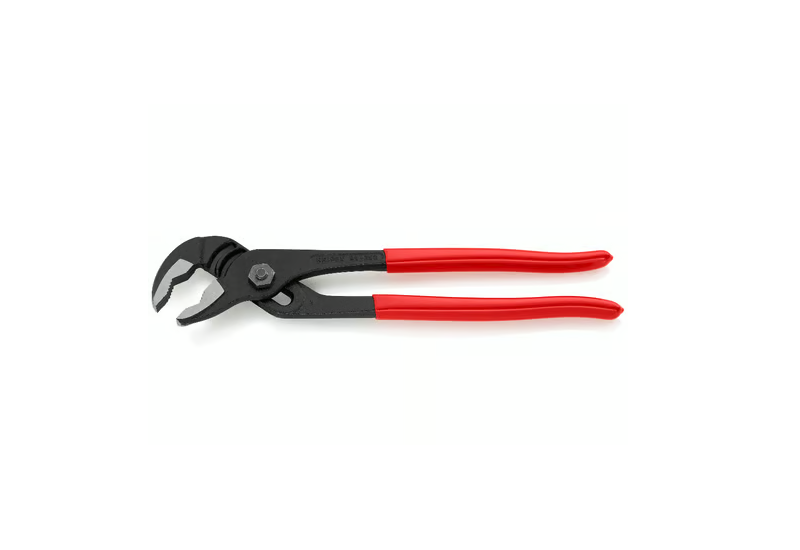 Pince multiprise Knipex 250 mm serrant un tube Ø 34 mm sans glissement