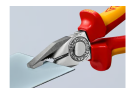 Pince universelle Knipex 160 mm saisissant un méplat métallique