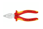 Poignées bi-matière isolées VDE de la pince universelle Knipex 03 06 160