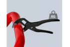 Poignées texturées à reliefs croisés de la pince multiprise Knipex Cobra XS