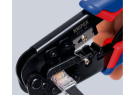Pince à sertir réseau Knipex 190 mm à poignées multimatières