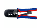 Sertissage d'une fiche RJ45 à 8 pôles avec la pince Knipex 97 51 10