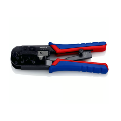 Pince à sertir Knipex 97 51 10 pour fiches Western RJ11/12 et RJ45, corps bruni