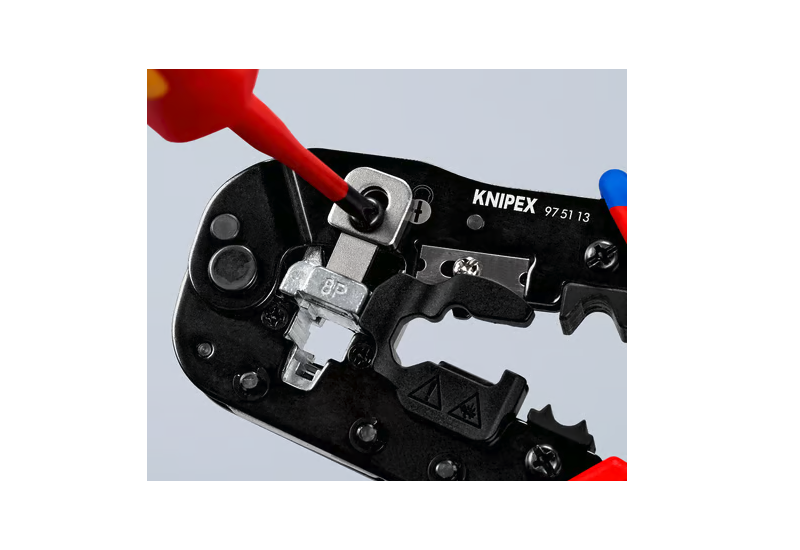 Matrice séparée pour la bague de serrage arrière de la pince Knipex RJ45