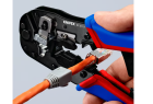 Sertissage d'une fiche RJ45 blindée STP avec la pince Knipex 97 51 13