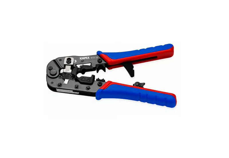 Coupe-câble et couteau à dénuder intégrés de la pince à sertir Western Knipex