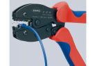 Profil de sertissage à 3 encoches de la Knipex PreciForce pour connecteurs isolés