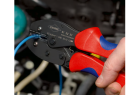 Poignées bi-matières ergonomiques de la pince à sertir Knipex PreciForce