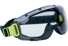 Lunettes-masque de protection incolores SAJAMA Delta Plus avec bandeau néoprène vue de face