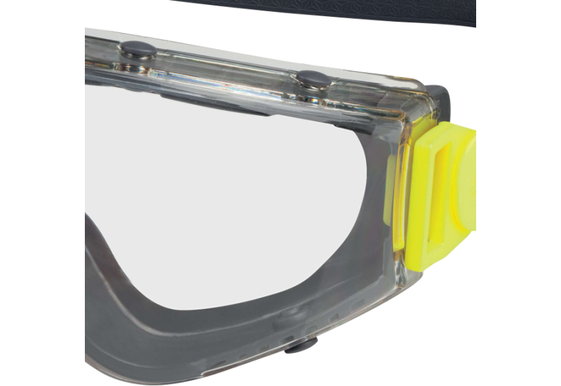 Monture souple en TPE sans PVC ni phtalates des lunettes-masque SAJAMA Delta Plus