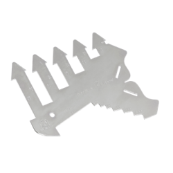 Tracette de zingueur Wilmart en acier inox pour couvreur-zingueur