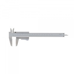 Pied à coulisse Autolock inox 150 mm Wilmart à vernier 1/50