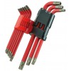 ÉTUI DE 9 CLÉS MÂLES TORX AVEC AIMANT - GAMME OUTILS PROFESSIONNELS - MOB - Réf : 9064020101