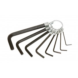 JEU DE 8 CLES MALES SUR ANNEAU - CRV - GAMME OUTILS PROFESSIONNELS - MOB - Ref : 9062008001