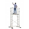 ECHAFAUDAGE TEX'UP - HAUTEUR TRAVAIL MAX : 4,55M - ALUMINIUM - CENTAURE - Ref : 238703 ECHAFAUDAGE TEX'UP - HAUTEUR TRAVAIL MAX : 4,55M - ALUMINIUM - CENTAURE - Ref : 238703