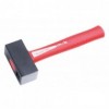 MASSETTE CARREE 1.25 KG MANCHE LE ROUGE - GAMME MARTEAUX ET OUTILS FORGES - OUTIL PROFESSIONNEL - MOB