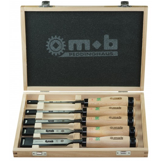 COFFRET BOIS 5 CISEAUX SCULPTEUR BOIS - GAMME SCIAGE