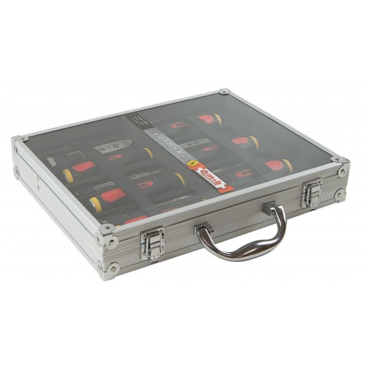 MALLETTE ALU 6 CISEAUX SCULPTEUR MANCHE NERTECH - GAMME SCIAGE, COUPE, LIMES, RAPES, CISEAUX - OUTIL PROFESSIONNEL - MOB MALLETTE ALU 6 CISEAUX SCULPTEUR MANCHE NERTECH - GAMME SCIAGE, COUPE, LIMES, RAPES, CISEAUX - OUTIL PROFESSIONNEL - MOB