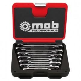 MOB Coffret 12 Clés Mixtes à Cliquet : Jeu Réversible 8-19mm Pro