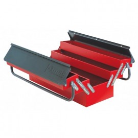 Boîte à outils 530x200x200x200mm en acier avec 5 compartiments