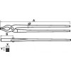 TENAILLE DE FORGE STANDARD 600 - GAMME MARTEAUX ET OUTILS FORGES - OUTIL PROFESSIONNEL - MOB
