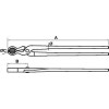 TENAILLE A BOUTEROLLES 500mm - GAMME MARTEAUX ET OUTILS FORGES - OUTIL PROFESSIONNEL - MOB