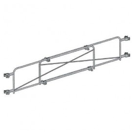 Barrière coulissante télescopique ALTRAD VITO 49 en acier galvanisé pour échafaudage de maçon, extensible 2,10m à 3,50m