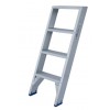 ESCABEAU SIMPLE ALUMINIUM DE 4 A 14 MARCHES - GAMME ACCES EN HAUTEUR - USAGE PROFESSIONNEL - SOLIDE