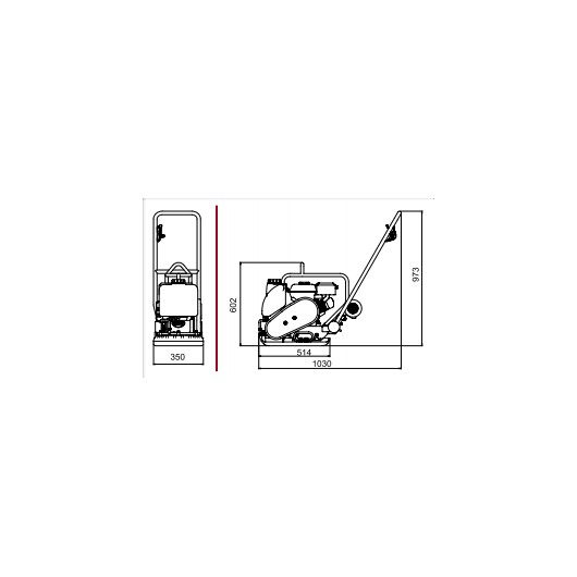 PLAQUE POUR L'ASPHALTE DE QUALITE SUPERIEUR AVEC SOCLE MOULE MOTEUR HONDA - GAMME COMPACTAGE - USAGE PROFESSIONNEL - PACLITE PLAQUE POUR L'ASPHALTE DE QUALITE SUPERIEUR AVEC SOCLE MOULE MOTEUR HONDA - GAMME COMPACTAGE - USAGE PROFESSIONNEL - PACLITE