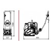 PACLITE LCC40W : Plaque vibrante thermique paysagiste