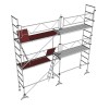 ALTRAD - Lot d'échafaudage de maçon VITO 49 - 42 m² - garde-corps: fixes